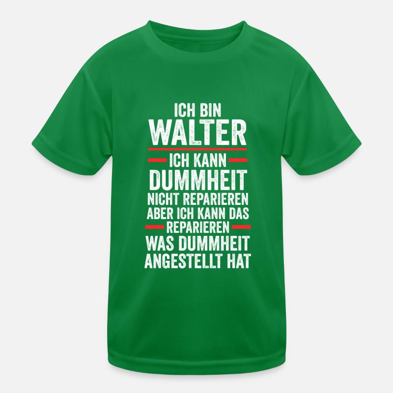 Walter Kinder Funktions-T-Shirt