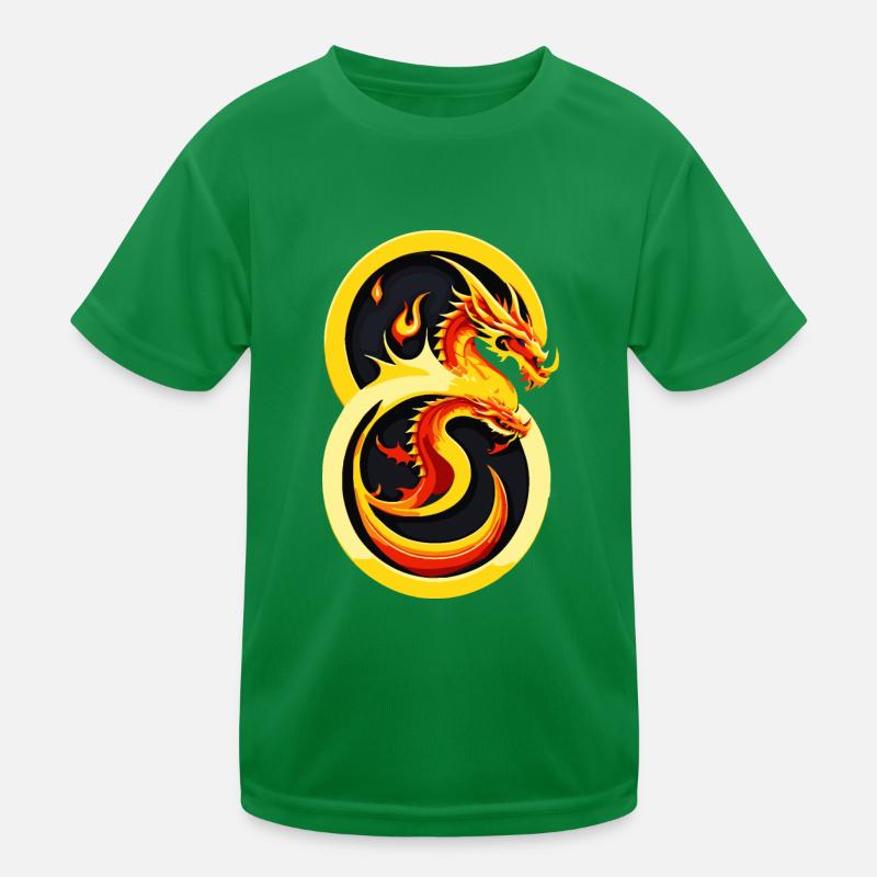 Double dragon T-shirt sport Enfant