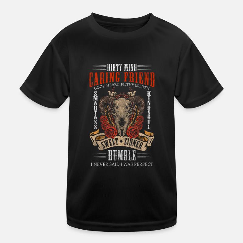 Capricorn Features Deity Vesta Kids Functional T-Shirt