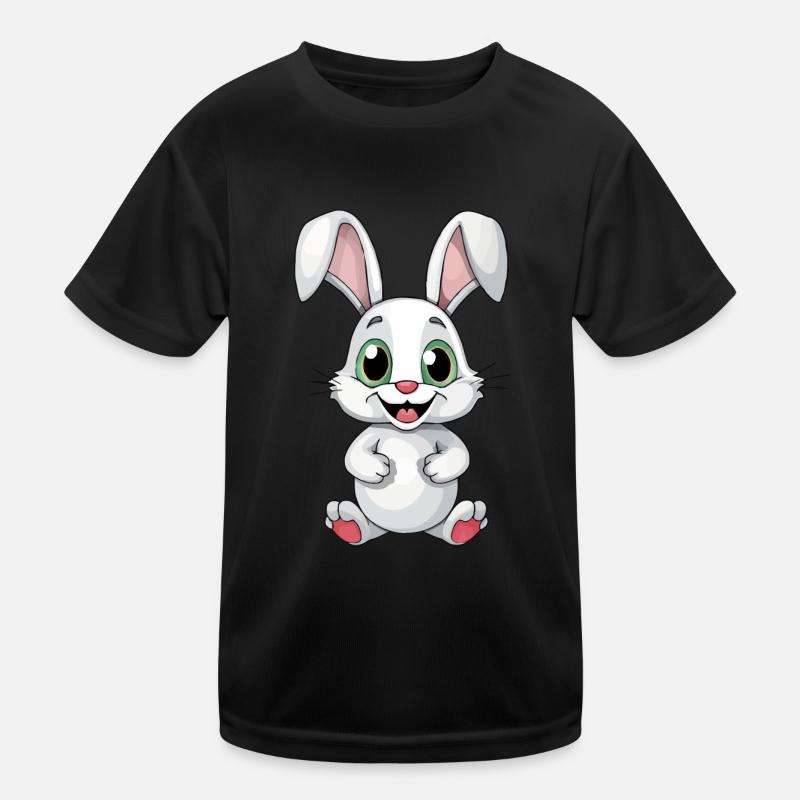 Drôle de lapin mignon T-shirt sport Enfant