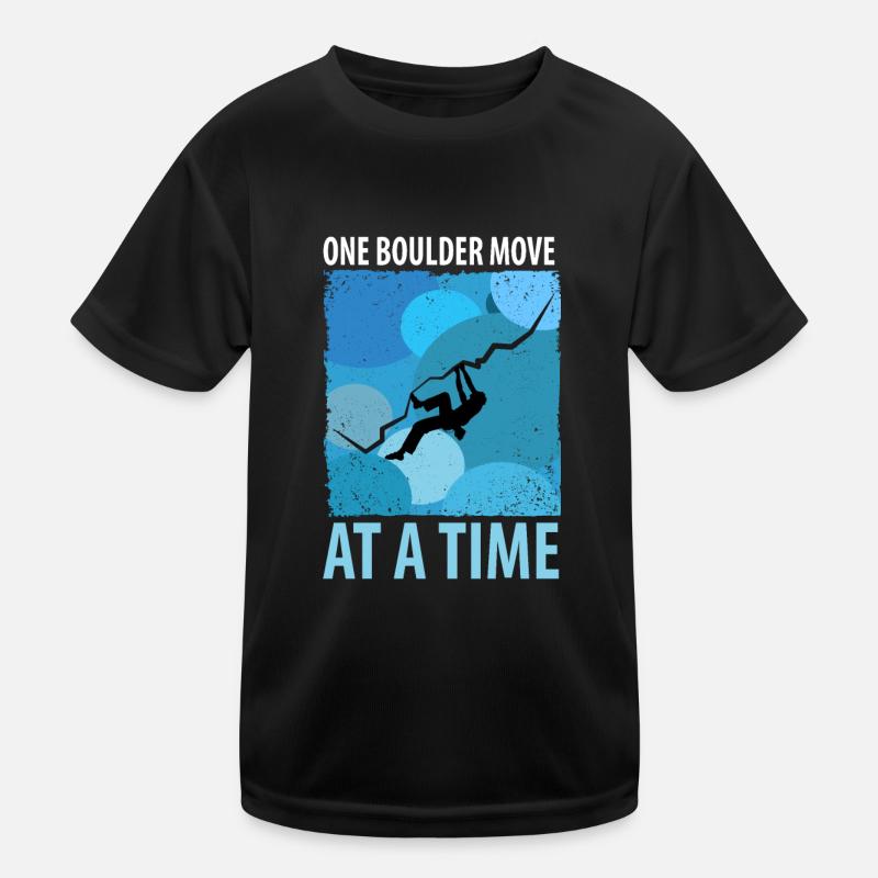 Grimpeur d’escalade de bloc vintage T-shirt sport Enfant