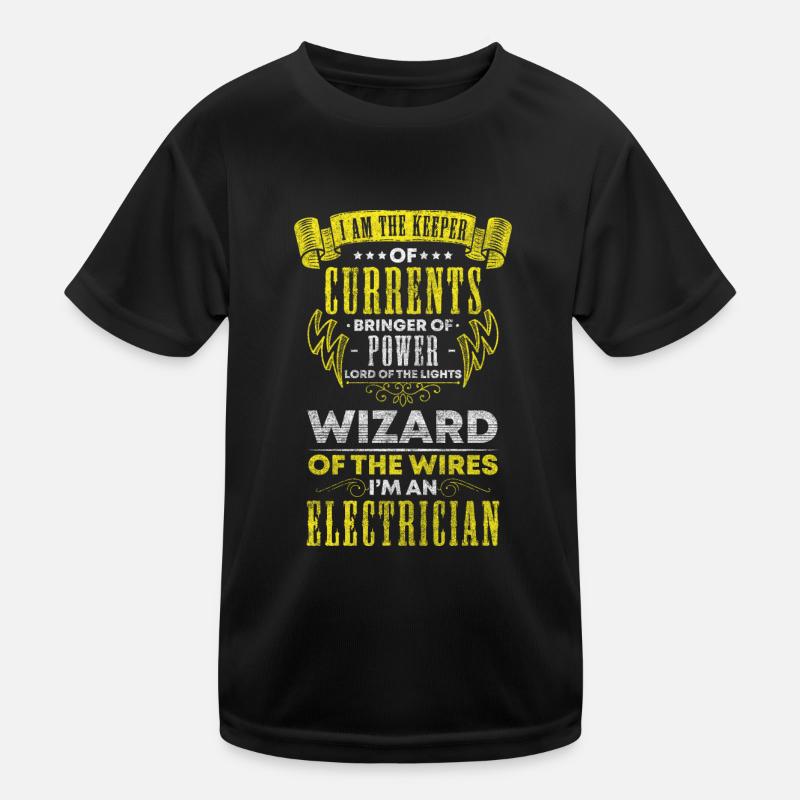 Electronics technician watts high voltage Kids Functional T-Shirt
