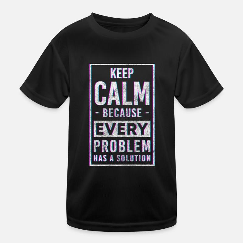Problem? Not my problem Black humor doesn't matter Kids Functional T-Shirt