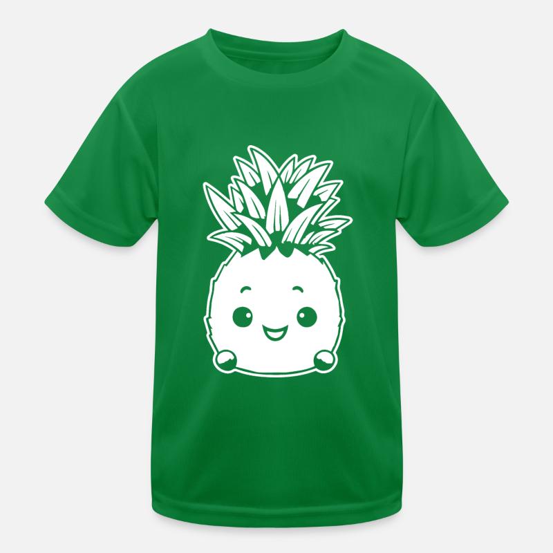 Ananas Kinder Funktions-T-Shirt
