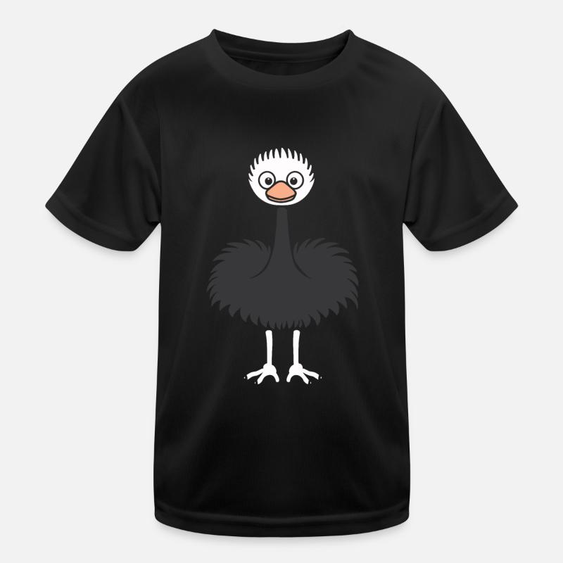 autruche T-shirt sport Enfant