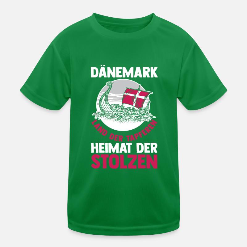 Dänen Dänisch Dänemark Kinder Funktions-T-Shirt