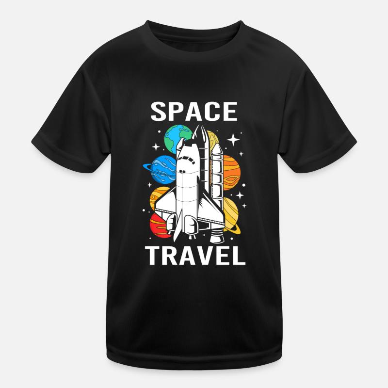 Solar System Universe Kids Functional T-Shirt
