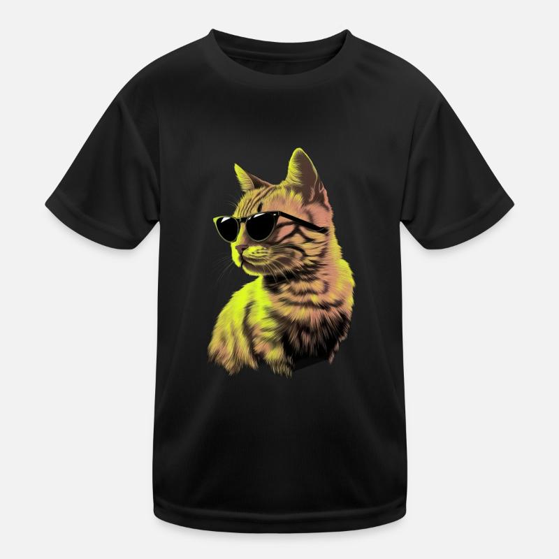 Sonnenbrille für Japanese Bobtail-Katzen Geschenk Kinder Funktions-T-Shirt