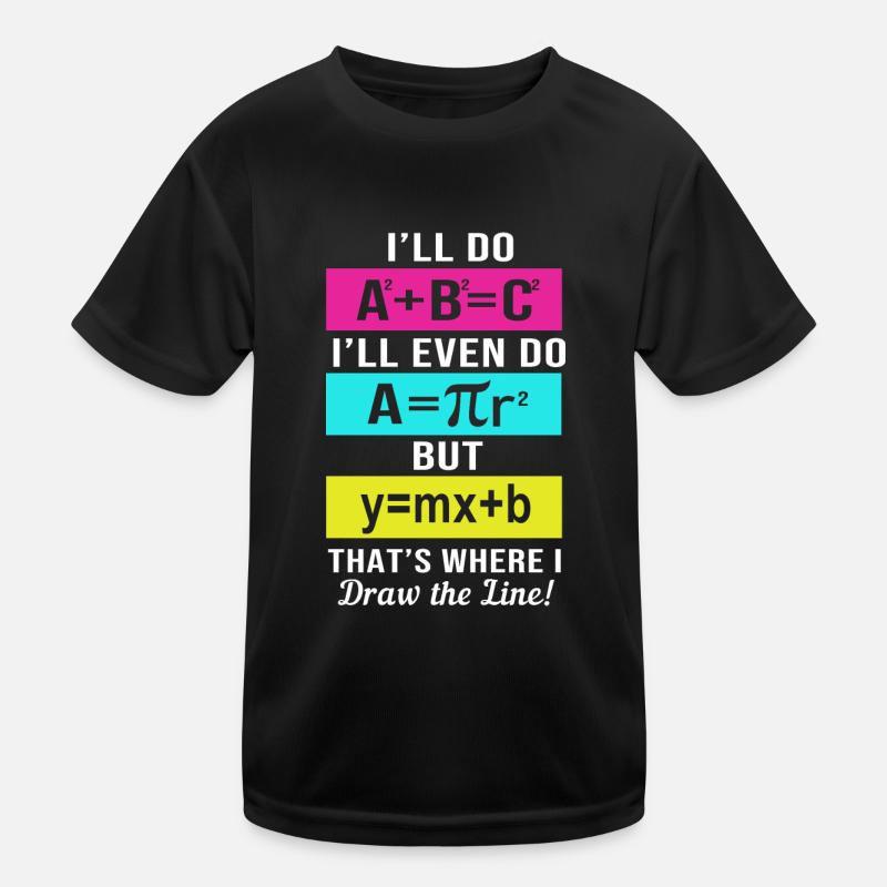 Mathematics Kids Functional T-Shirt