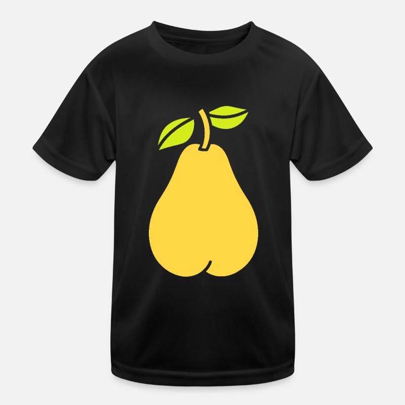Birne Kinder Funktions-T-Shirt