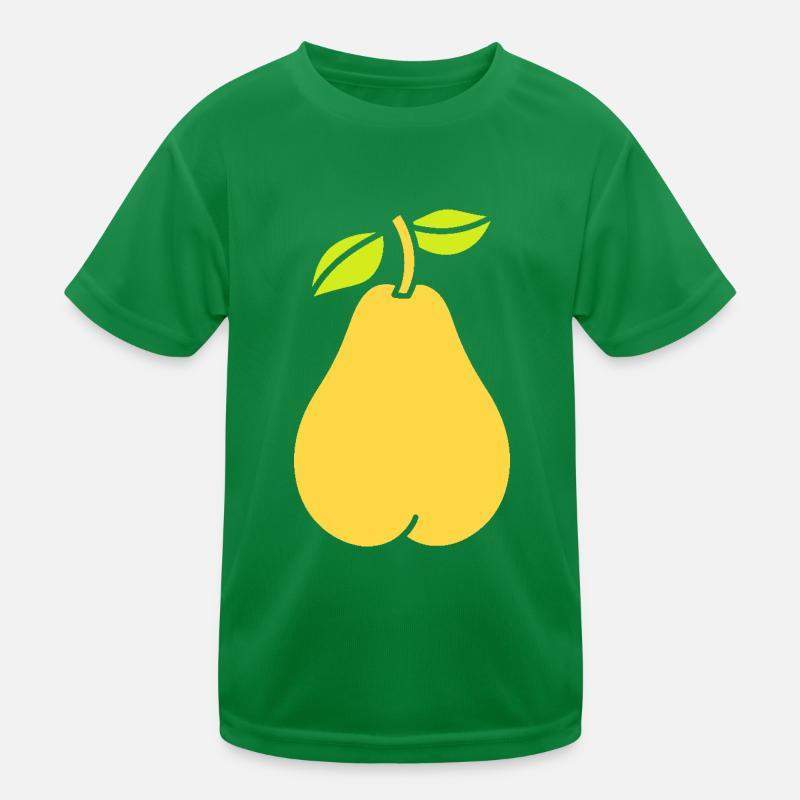 Birne Kinder Funktions-T-Shirt