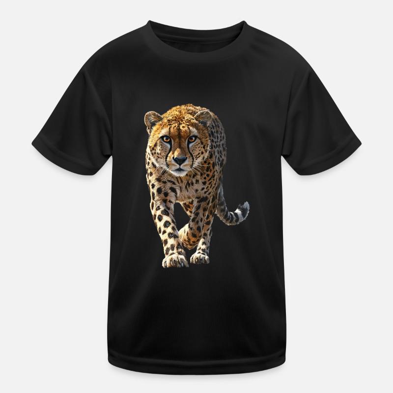 Gepard Kinder Funktions-T-Shirt