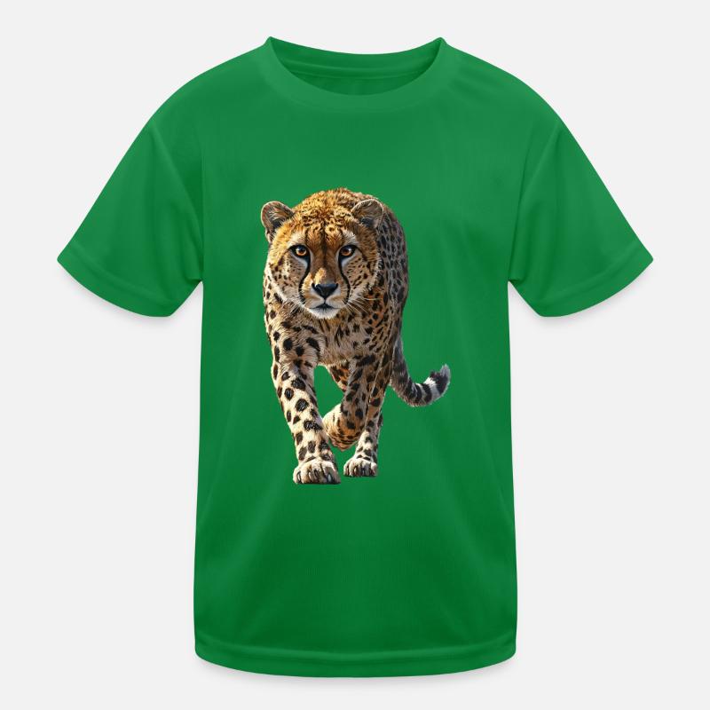 Gepard Kinder Funktions-T-Shirt