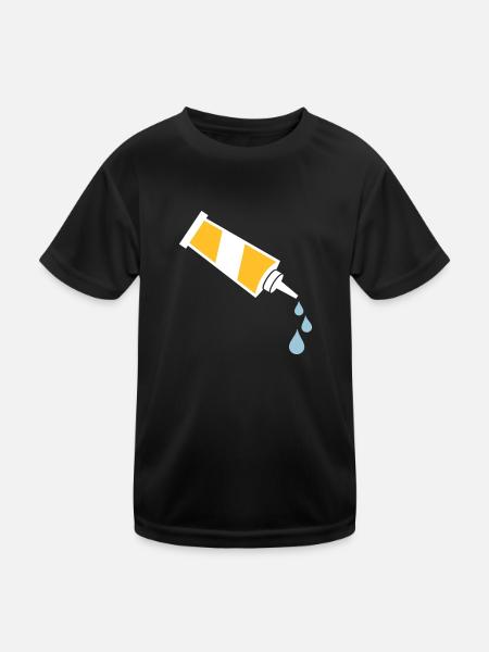 Colle - T-shirt sport Enfant - noir - Devant