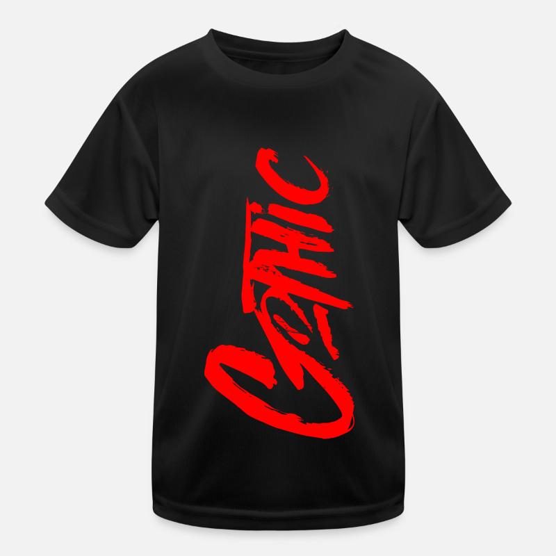 GOTHIQUE Goth Goths Gothik Gotisch T-shirt sport Enfant