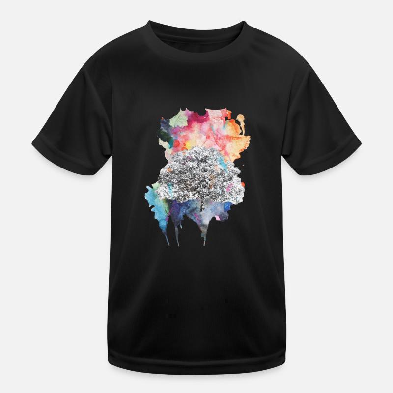 Farbexplosion Kinder Funktions-T-Shirt