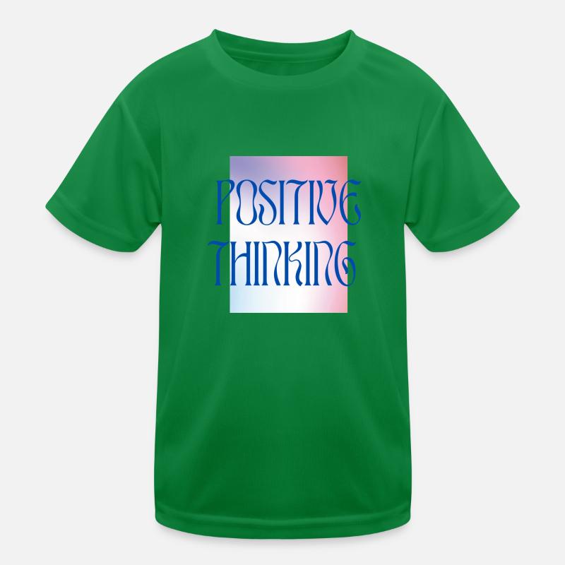 Pensée positive - Coloré T-shirt sport Enfant
