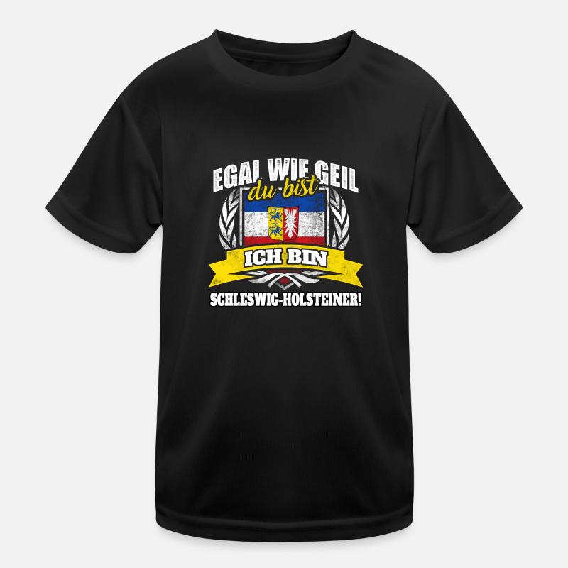 Schleswig-Holsteiner Schleswig-Holstein Geschenk Kinder Funktions-T-Shirt