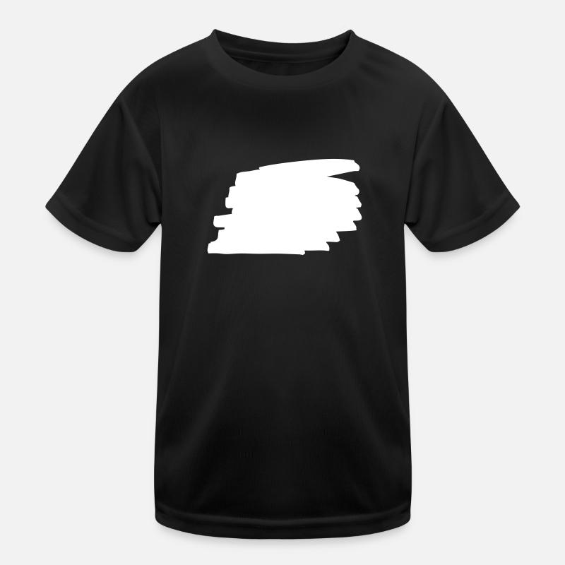 formes de fond T-shirt sport Enfant