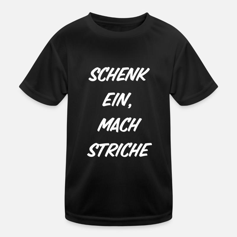 Schenk ein, mach Striche Kinder Funktions-T-Shirt