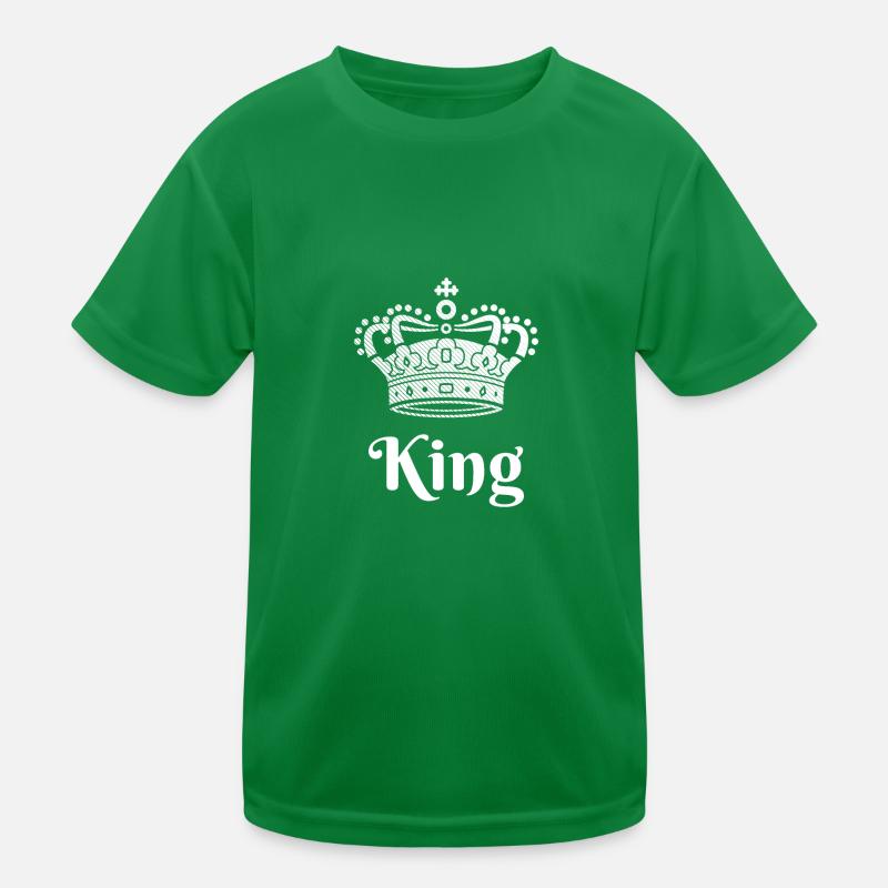 King Queen Partnerlook Kinder Funktions-T-Shirt