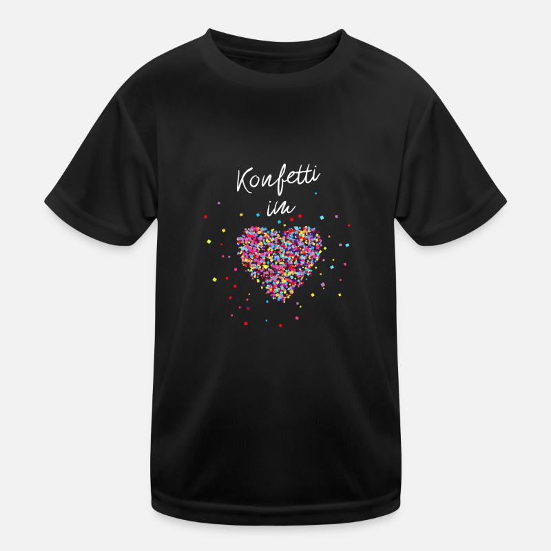 Konfetti im Herzen Kinder Funktions-T-Shirt