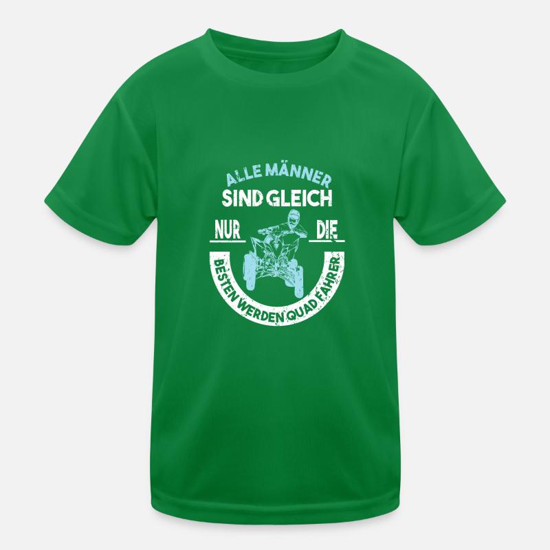 Quad ATV Offroad Quadfahrer Geschenkidee Kinder Funktions-T-Shirt