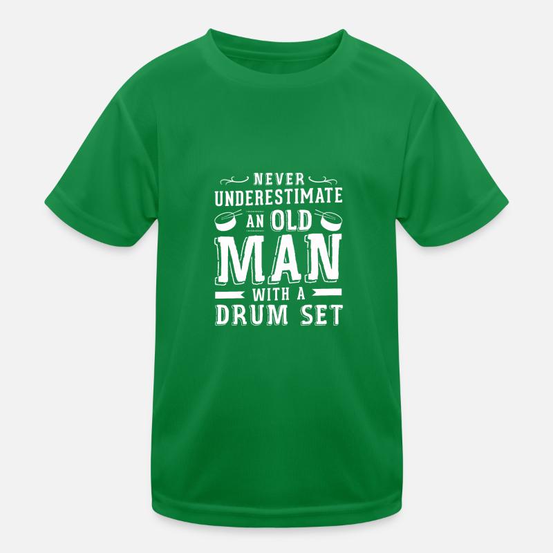 Conception de batteur pour un joueur de batterie T-shirt sport Enfant