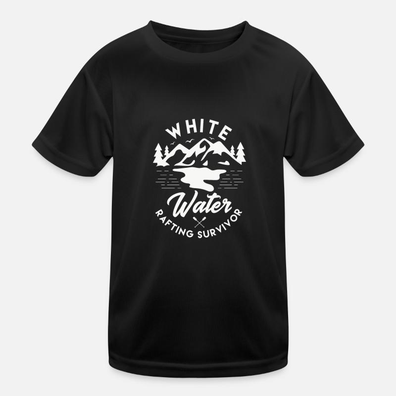 Rafting Design für einen Rafting-Fan Kinder Funktions-T-Shirt