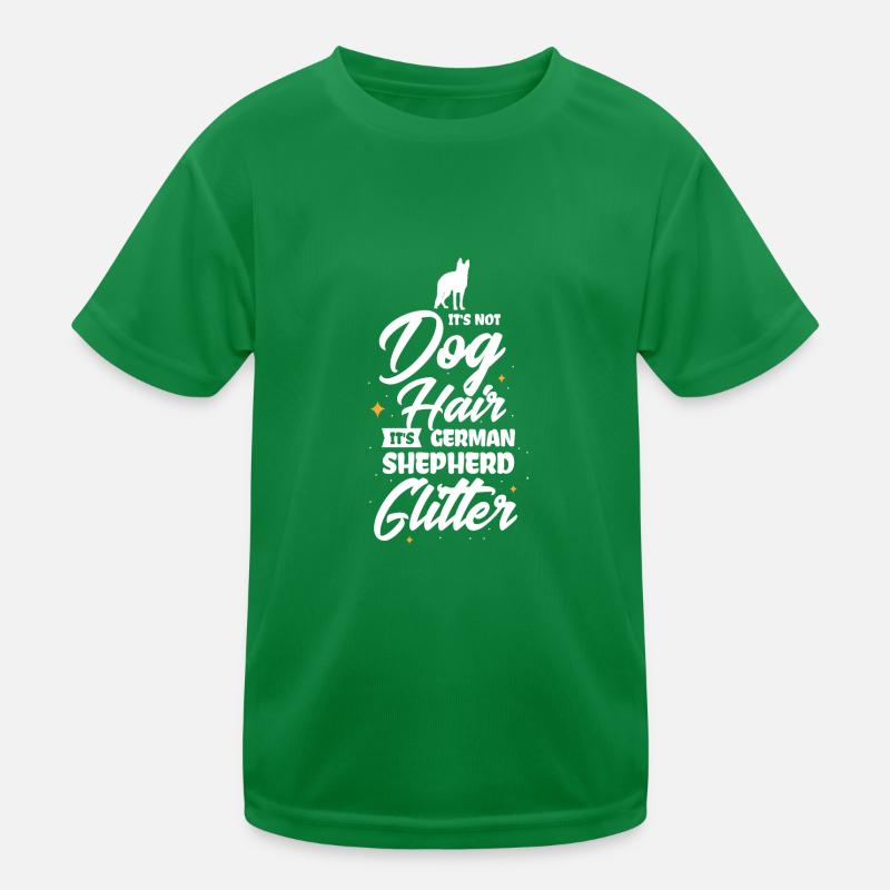 Schäferhund Design für einen Hundebesitzer Kinder Funktions-T-Shirt