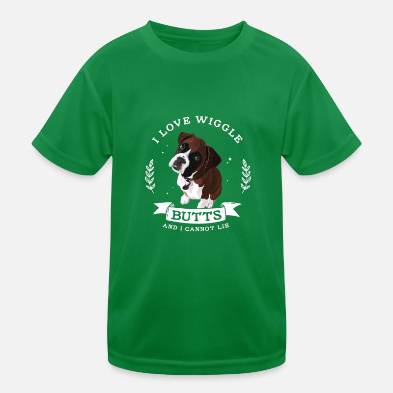 Boxer Design für einen Hundebesitzer Kinder Funktions-T-Shirt