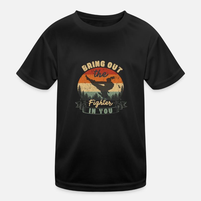 Conception de karaté pour un combattant de karaté T-shirt sport Enfant