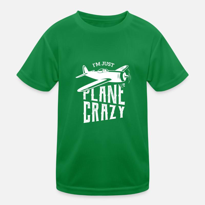 Modellbau Modellflieger Kinder Funktions-T-Shirt