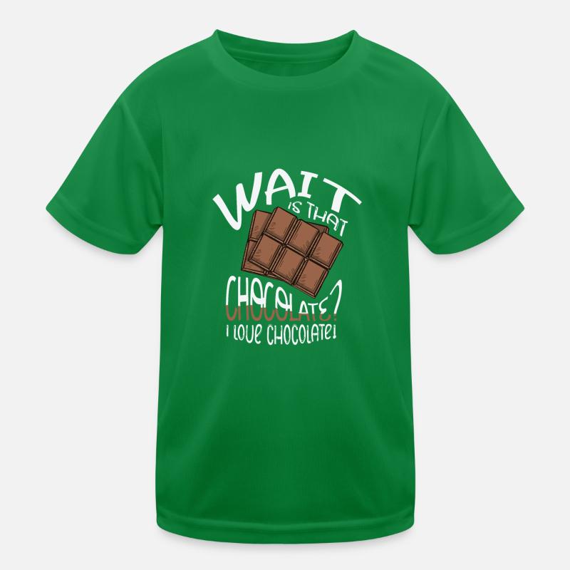 Conception de chocolat pour un amateur de chocolat T-shirt sport Enfant