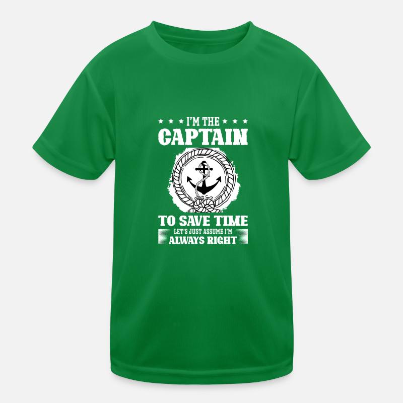 Boating for a Boat Fan Boating Kids Functional T-Shirt