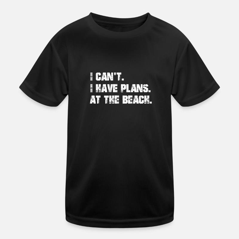 J’ai des projets. Sur la plage. T-shirt sport Enfant