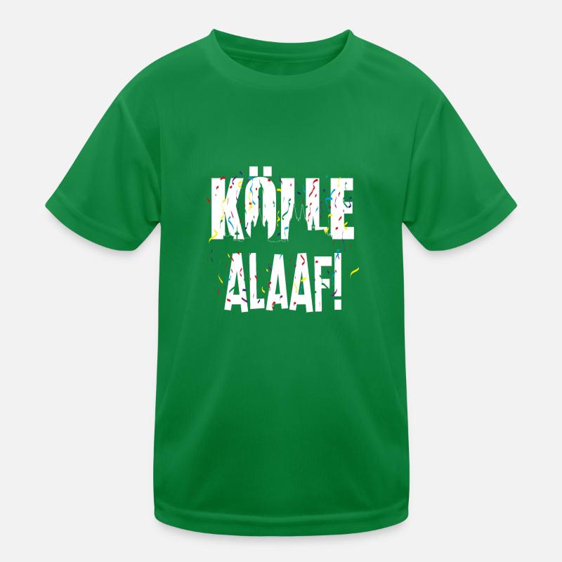Fröhlicher Jeck an Karneval, Kölle Alaaf Kinder Funktions-T-Shirt