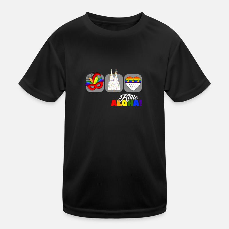 Jede Jeck es anders! Ich auch. LGBTQ Karneval Köln Kinder Funktions-T-Shirt