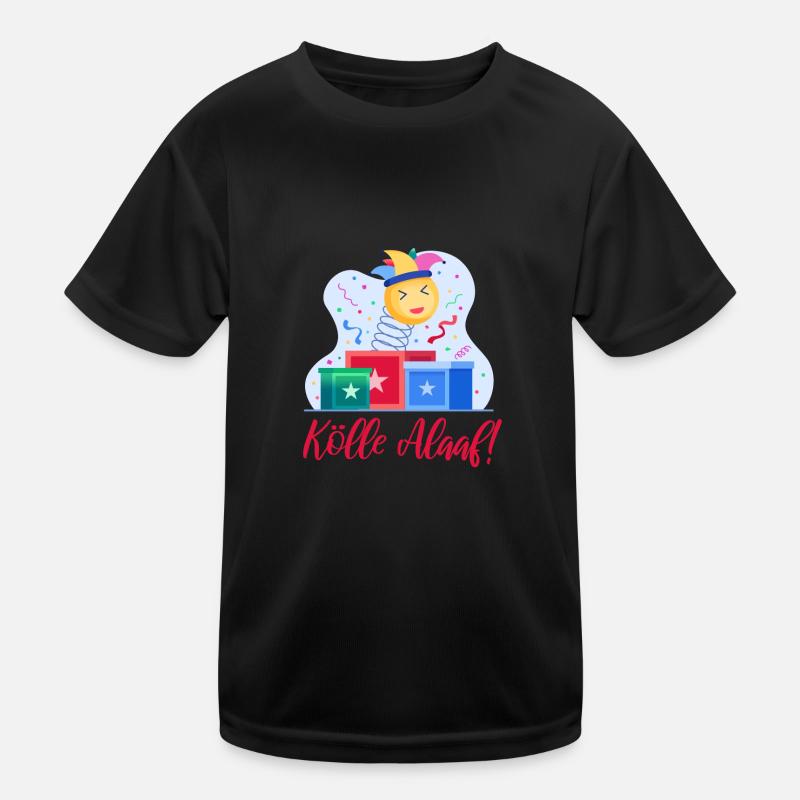 Karneval Kostüm Kölle Alaaf Köln Kinder Funktions-T-Shirt