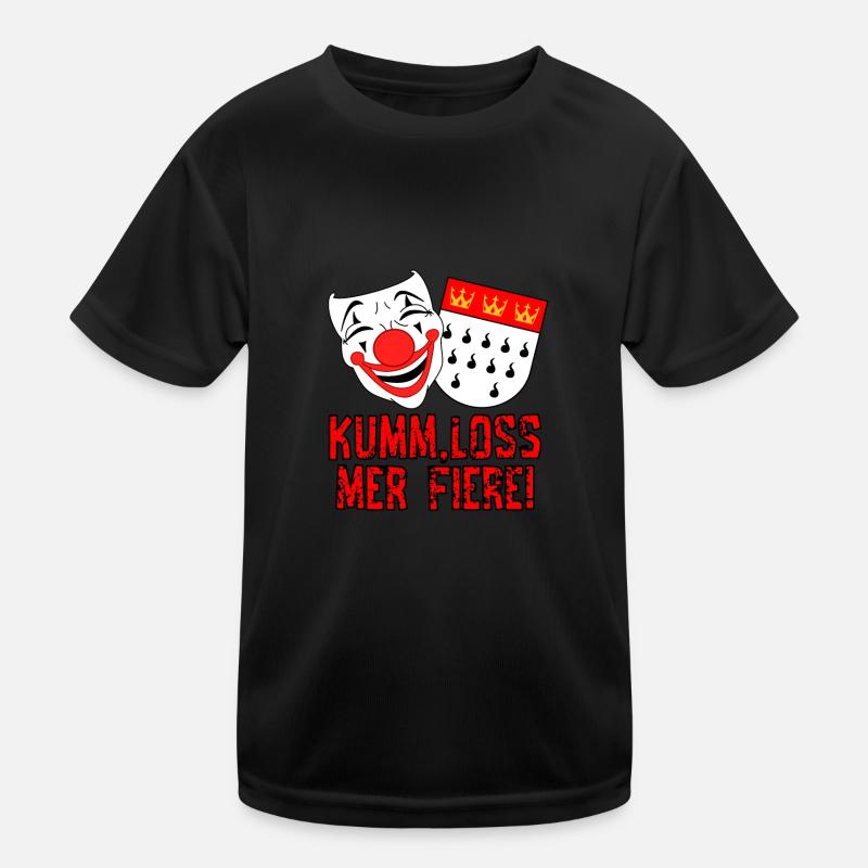 Karneval Kostüm Kölle Alaaf Köln loss mer fiere! Kinder Funktions-T-Shirt