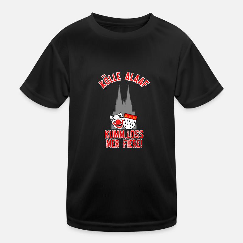 Karneval Kostüm Kölle Alaaf Köln loss mer fiere! Kinder Funktions-T-Shirt