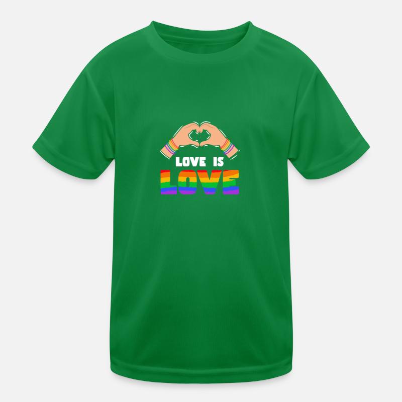 Fier LGBTQ. Opinion T-shirt sport Enfant