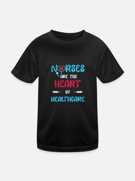 National Nurses' Day. - Kids Functional T-Shirt - black - Front