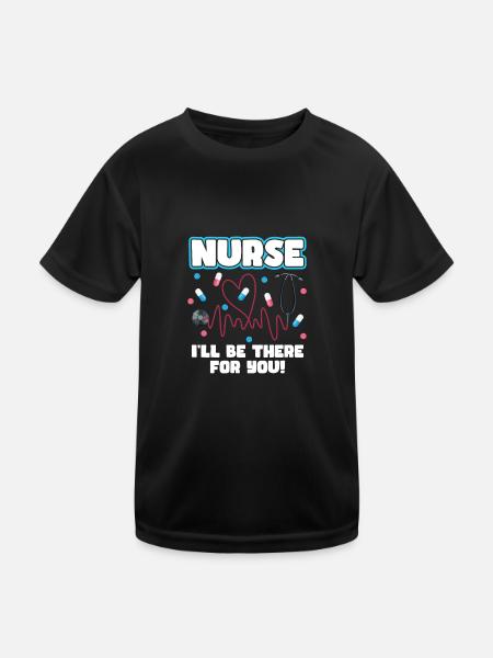 National Nurses' Day. - Kids Functional T-Shirt - black - Front