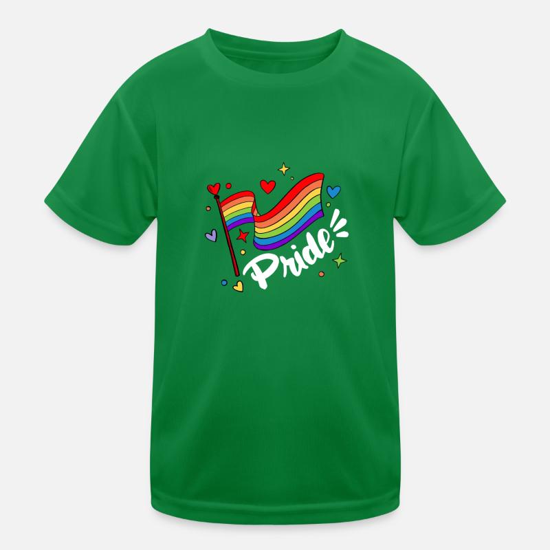 Pride LGBT Liebe gewinnt, wir sind queer und stolz Kinder Funktions-T-Shirt