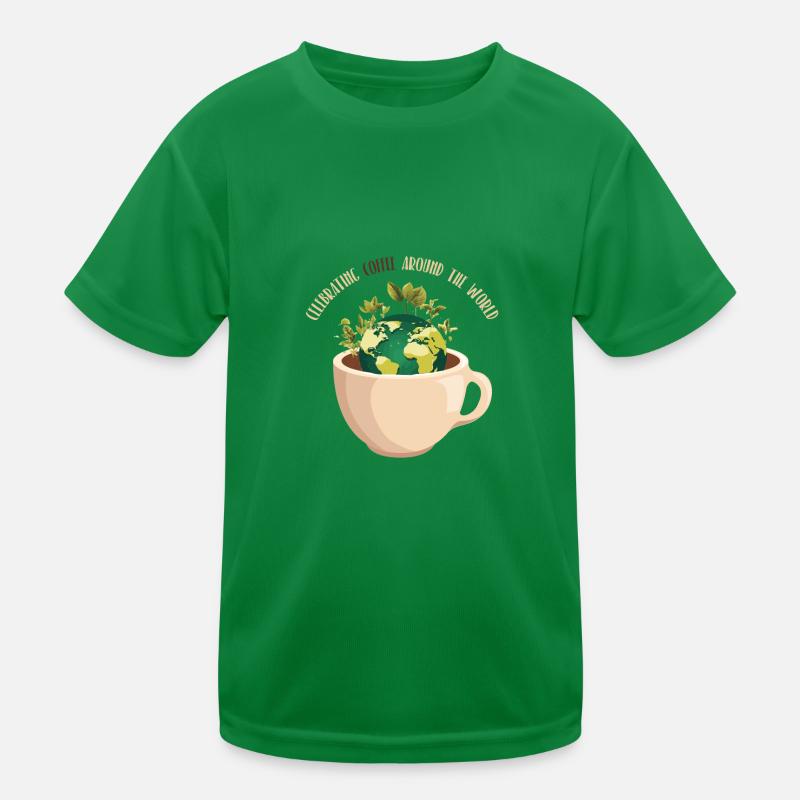 World Coffee Day Kids Functional T-Shirt
