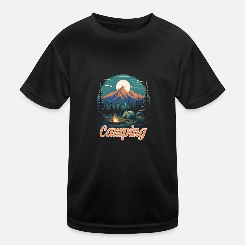 Wald-Natur-Trekking-Abenteuer Kinder Funktions-T-Shirt