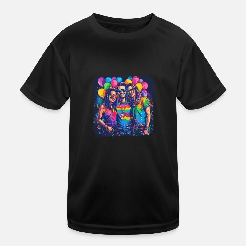 Rainbow Connection Embrace, Happy Pride Kinder Funktions-T-Shirt