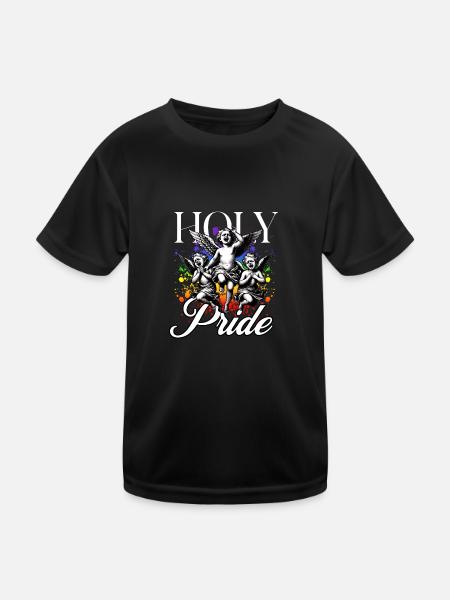 Love Is Love Pride Colors Of Rainbow Equality - Kids Functional T-Shirt - black - Front
