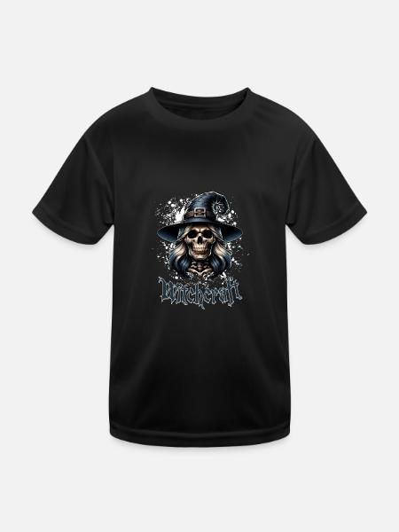 In a world full of princesses, be a witch - Kids Functional T-Shirt - black - Front